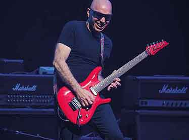 Joe Satriani playing guitar